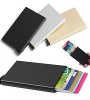Auto Pop Up Metal Card Holder For Men And Women