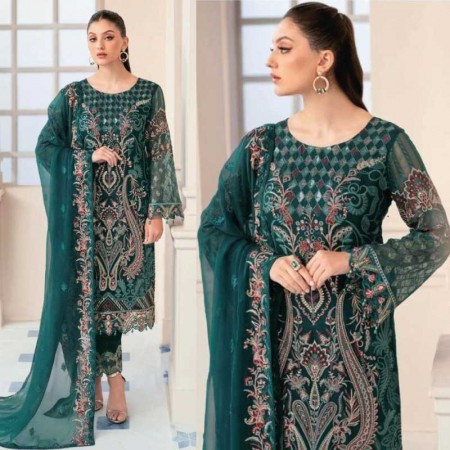 Fepic Rosemeen Georgette Embroidered Salwar Kameez (HRB07)